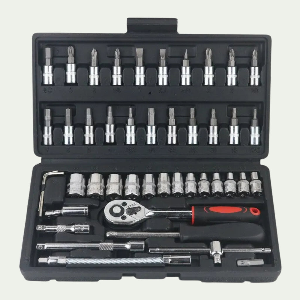 46Pcs Socket Wrench Toolkit