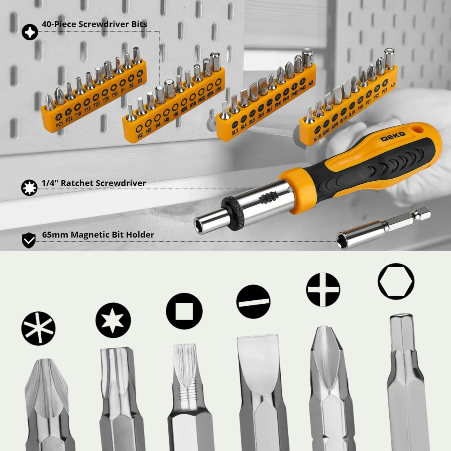 228Pcs Hardware Toolbox